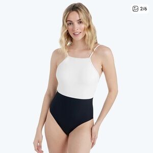 Summersalt The High Neck One-Piece COLOR Sea Urchin & White Sand
